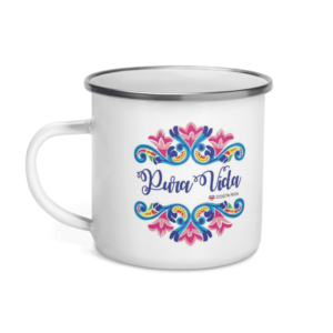 Taza 12 oz enamel personalizada | Diseño único a tu gusto