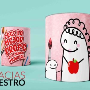 Sorprende a tus maestros con una taza personalizada de Flok. Calidad premium, diseño divertido y personalización única. ¡Perfecta para cualquier ocasión!