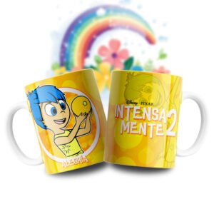 Tazas Intensamente 2, Ideal para tus Eventos Infantiles y Fiestas