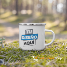 Taza 12 oz enamel personalizada | Diseño único a tu gusto