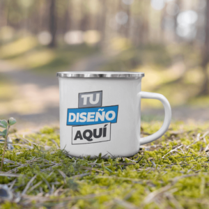 Taza 12 oz enamel personalizada | Diseño único a tu gusto