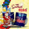 Taza con diseño navideño de Los Simpson | Personalízala online