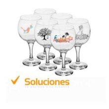 Copa de Cristal Paquete de 6 unidades (Personalizables)