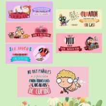 Tazas con diseño de Anti-San Valentín