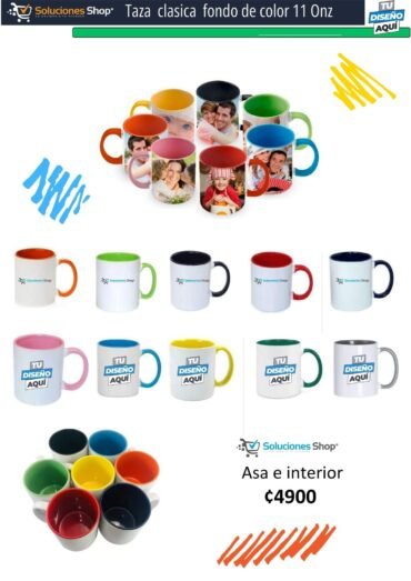 Tazas Personalizables en Soluciones Shop Costa Rica
