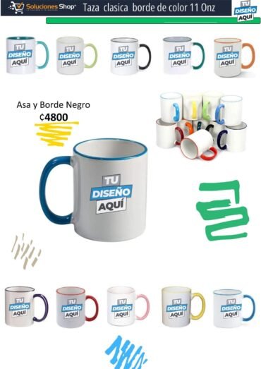 Tazas Clásicas Personalizables de Soluciones Shop Costa Rica