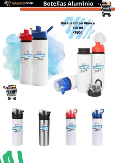 Botellas de Aluminio Personalizables en Soluciones Shop Costa Rica