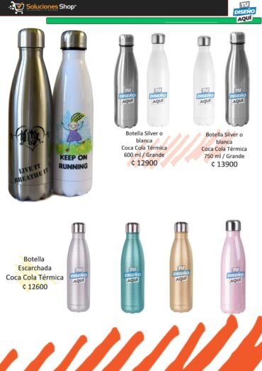 Botellas Térmicas Coca Cola Personalizables en Soluciones Shop Costa Rica