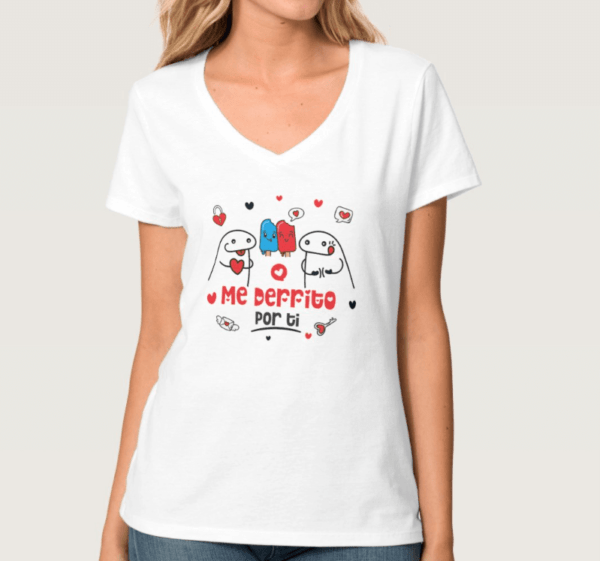 Blusa para Mujer "Me Derrito por Ti" con Diseño Personalizado - Edición Especial