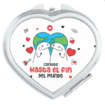 Espejo Metálico Personalizado "Día del Amor y la Amistad" - Edición Especial