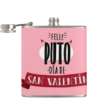 Cantimplora de Bolsillo para Licor "Anti-San Valentín" - Edición Especial