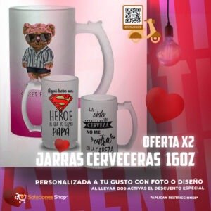 Jarra Cervecera en Oferta x2