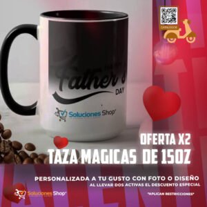 Taza mágica de 15 oz x2 - Oferta especial