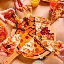 Tablas de cortar redondas de bambú personalizadas