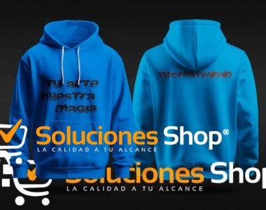 Sudadera personalizada "Tu arte, nuestra magia" - Azul