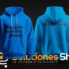 Sudadera personalizada "Tu arte, nuestra magia" - Azul