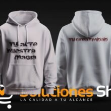 Sudadera blanca personalizada | Comodidad y estilo únicos