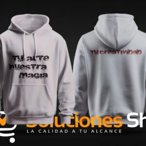Sudadera blanca personalizada | Comodidad y estilo únicos