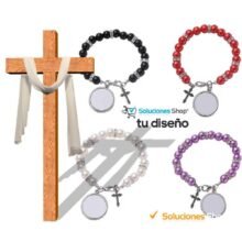 Pulsera Denario Personalizada - Roja, Negra, Blanca o Morada