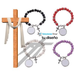 Pulsera Denario Personalizada - Roja, Negra, Blanca o Morada