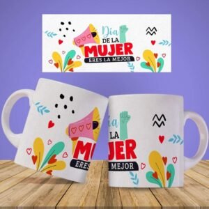 🎁 Tazas Día de la Mujer 🌸 Personalizadas + Golosinas o 2x