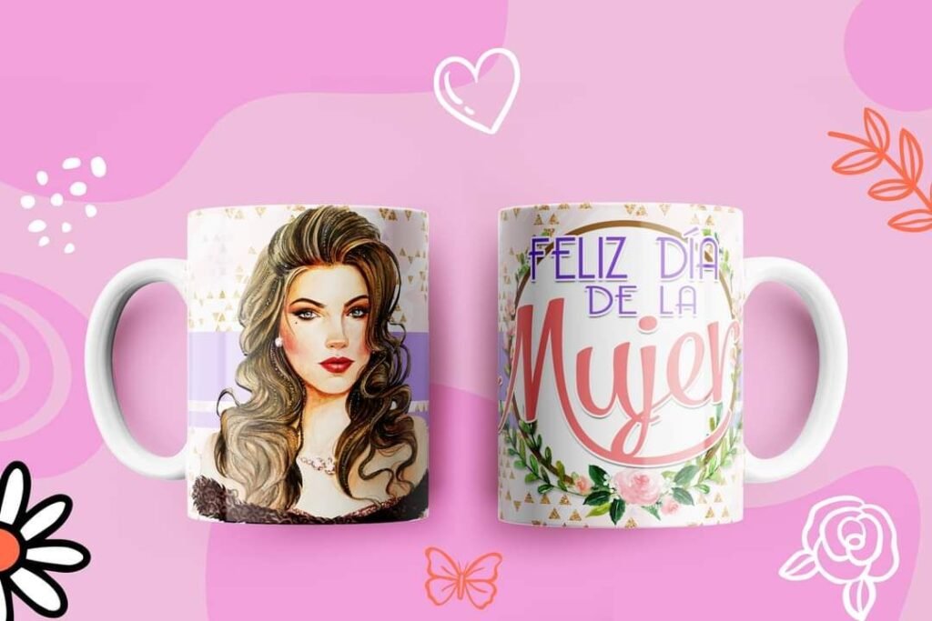 🎁 Tazas Día de la Mujer 🌸 Personalizadas + Golosinas o 2x