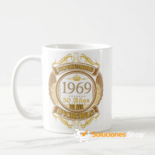 Taza personalizada clásica o mágica con diseño de leyendas