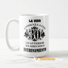 Taza personalizada clásica o mágica 15 oz con diseño de leyendas