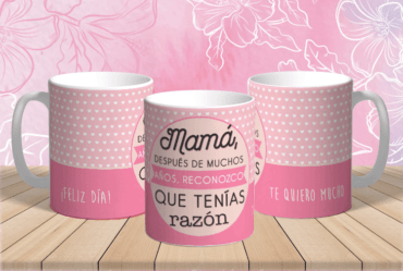 Taza personalizada con golosinas para el Día de la Madre en San José