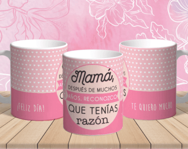 Taza personalizada con golosinas para el Día de la Madre en San José