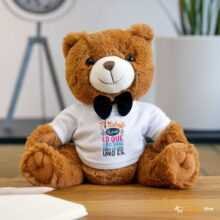 Osito de Peluche con Camiseta Personalizada – Regalo Perfecto con Tu Diseño o Mensaje