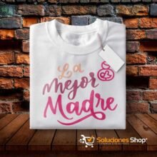 6 diseños para blusas “La Mejor Madre” personalizables