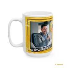 Taza clásica personalizada 15 oz con diseño para fiestas y celebraciones