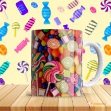 8 Tazas Candy Coleccionables: Diseños Dulces y Exclusivos