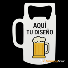 Abridor de Botellas en Forma de Jarra – Personalizable en Acero