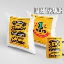 Almohada y Taza Personalizada para el Día del Trabajador (8)