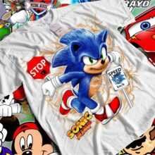 Camisas Infantiles Personalizadas – 63 Diseños de Personajes Variados