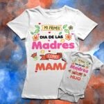 Camiseta personalizada Mi Primer Día como Mamá – Diseño único y emotivo