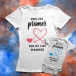 Camiseta personalizada Mi Primer Día como Mamá – Diseño único y emotivo