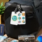 Etiquetas de equipaje duraderas Identificadores de nombre para maletas y bolsas de viaje