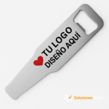 Abrebotellas de acero personalizado 3.5×11.6cm – Regalo único