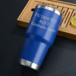 Vaso térmico personalizado 30oz – Doble pared en acero inoxidable con tapa para carro o viaje