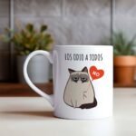gatitos, taza personalizada, frases graciosas, regalos con gatos, amantes de gatos, taza con nombre, café y gatos