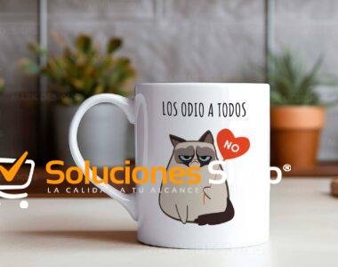 gatitos, taza personalizada, frases graciosas, regalos con gatos, amantes de gatos, taza con nombre, café y gatos