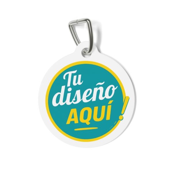 Placa de identificación personalizada para mascotas – Diseño divertido y funcional para perros y gatos