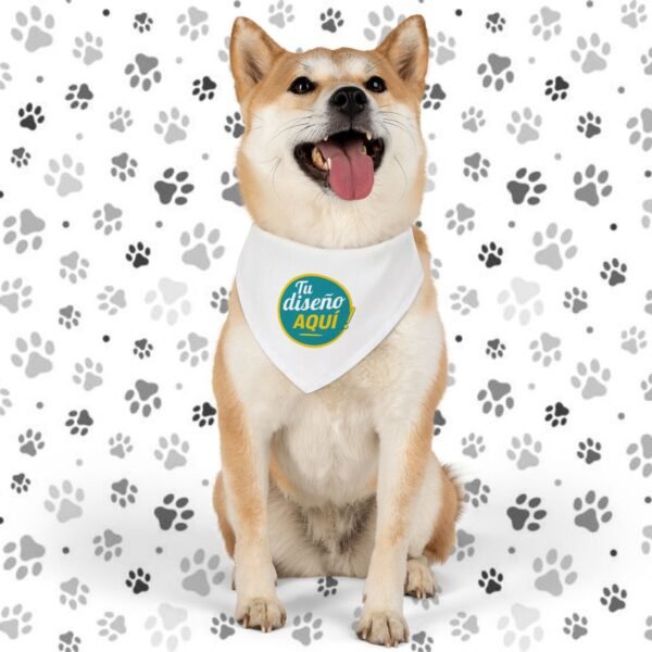 Pañoleta con collar para mascotas pequeñas – Personalízala con nombre o diseño