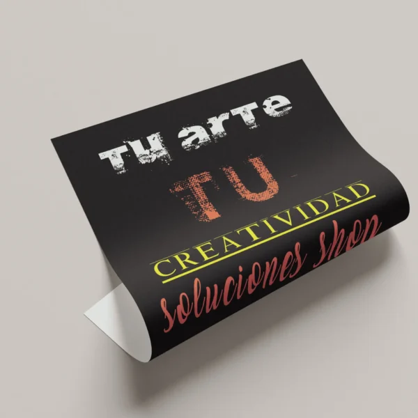 Afiche Póster Laminado Personalizado a Tu Gusto Diseño Único y a Medida