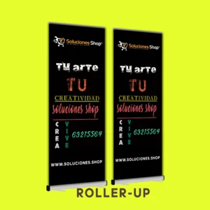 Roller Up Personalizado – Exhibidor Retráctil de Aluminio Diseño a Tu Medida