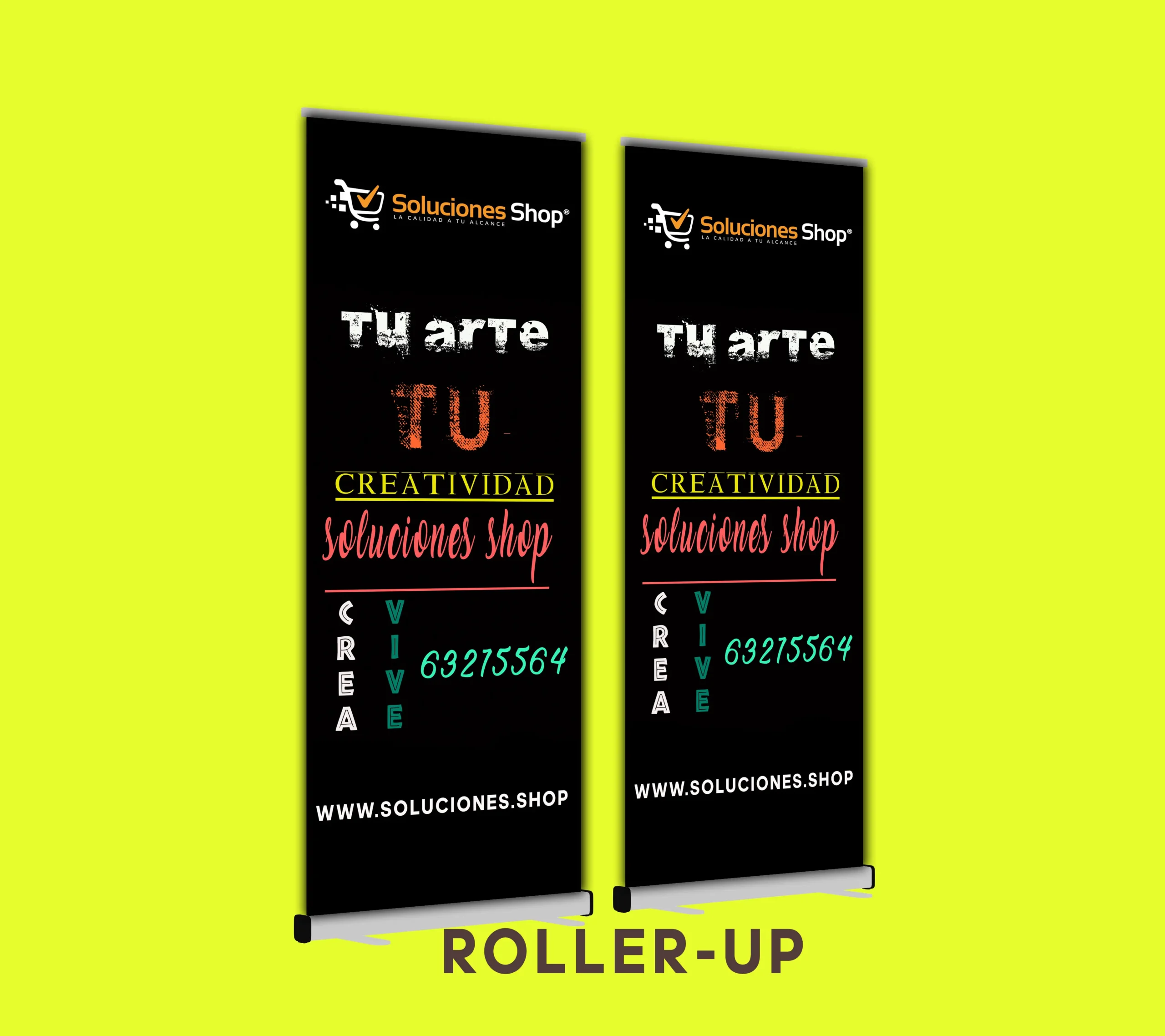 Roller Up Personalizado – Exhibidor Retráctil de Aluminio Diseño a Tu Medida