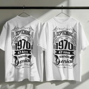 camisetas personalizadas, leyendas de cumpleaños, regalo original, camisetas mes y año, camisetas divertidas, camisetas vintage, diseño personalizado, ropa original